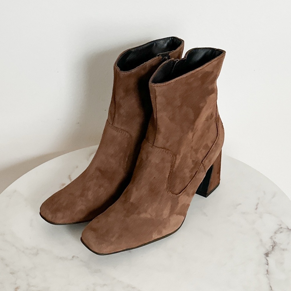 NEW Paul Green Nepal Bootie Nougat Brown Suede Size 7.5 US 5 UK - Picture 4 of 9